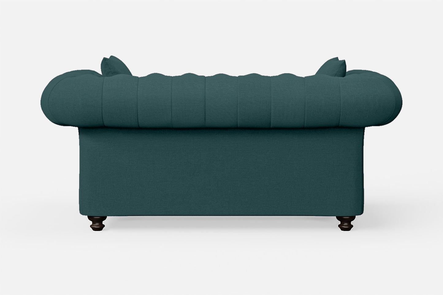 Pesaro 2 Seater Sofa Teal Linen Fabric