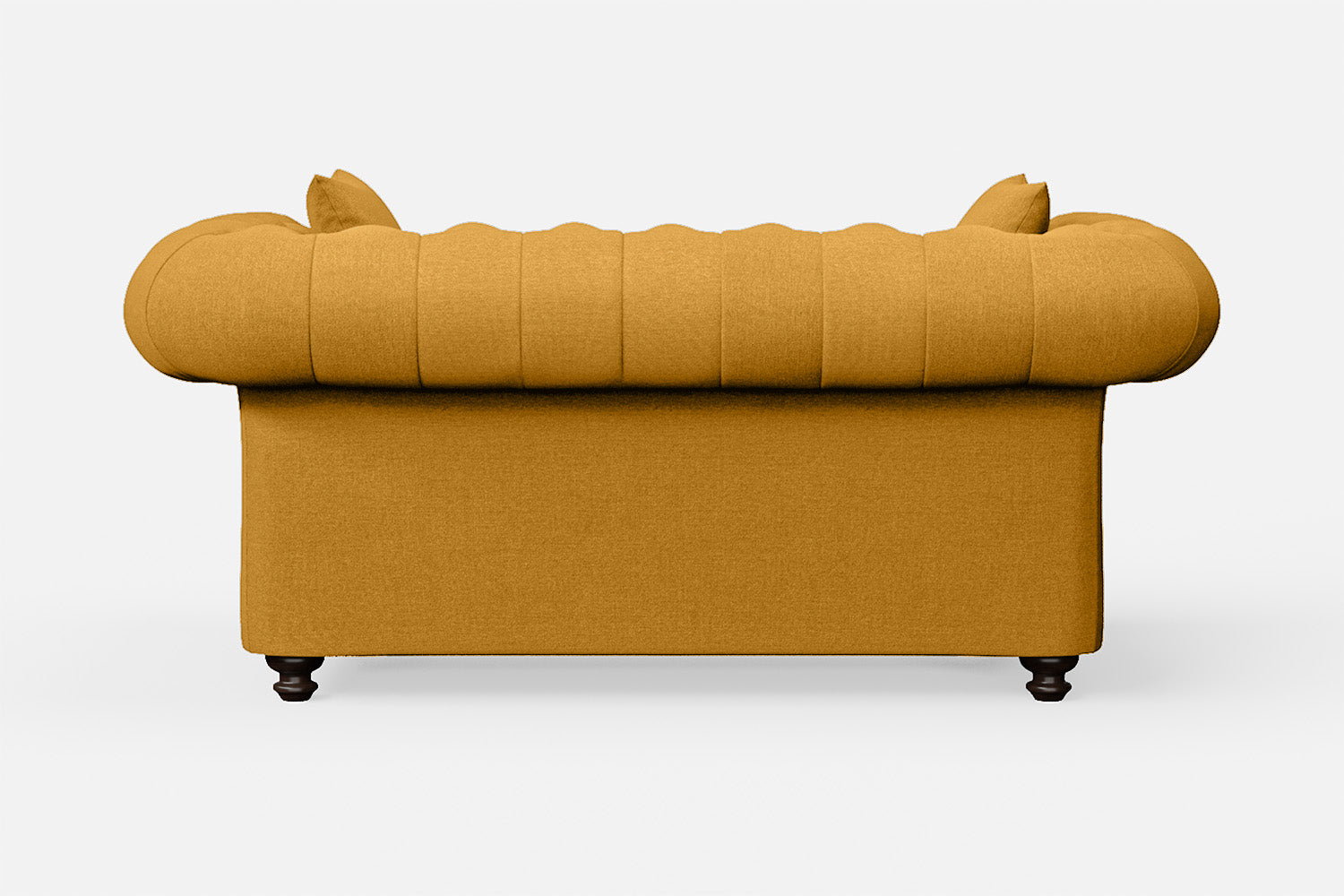 Pesaro 2 Seater Sofa Yellow Linen Fabric