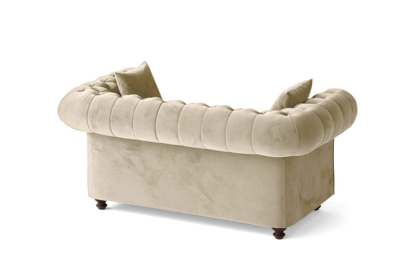 Pesaro 2 Seater Sofa Cream Velvet