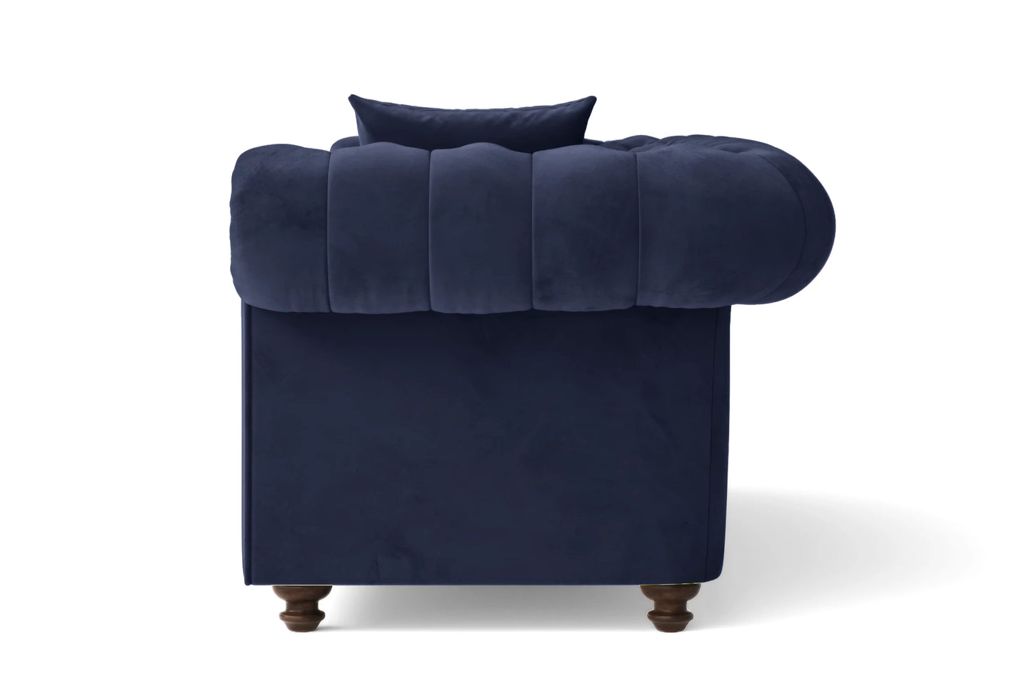 Pesaro 2 Seater Sofa Dark Blue Velvet