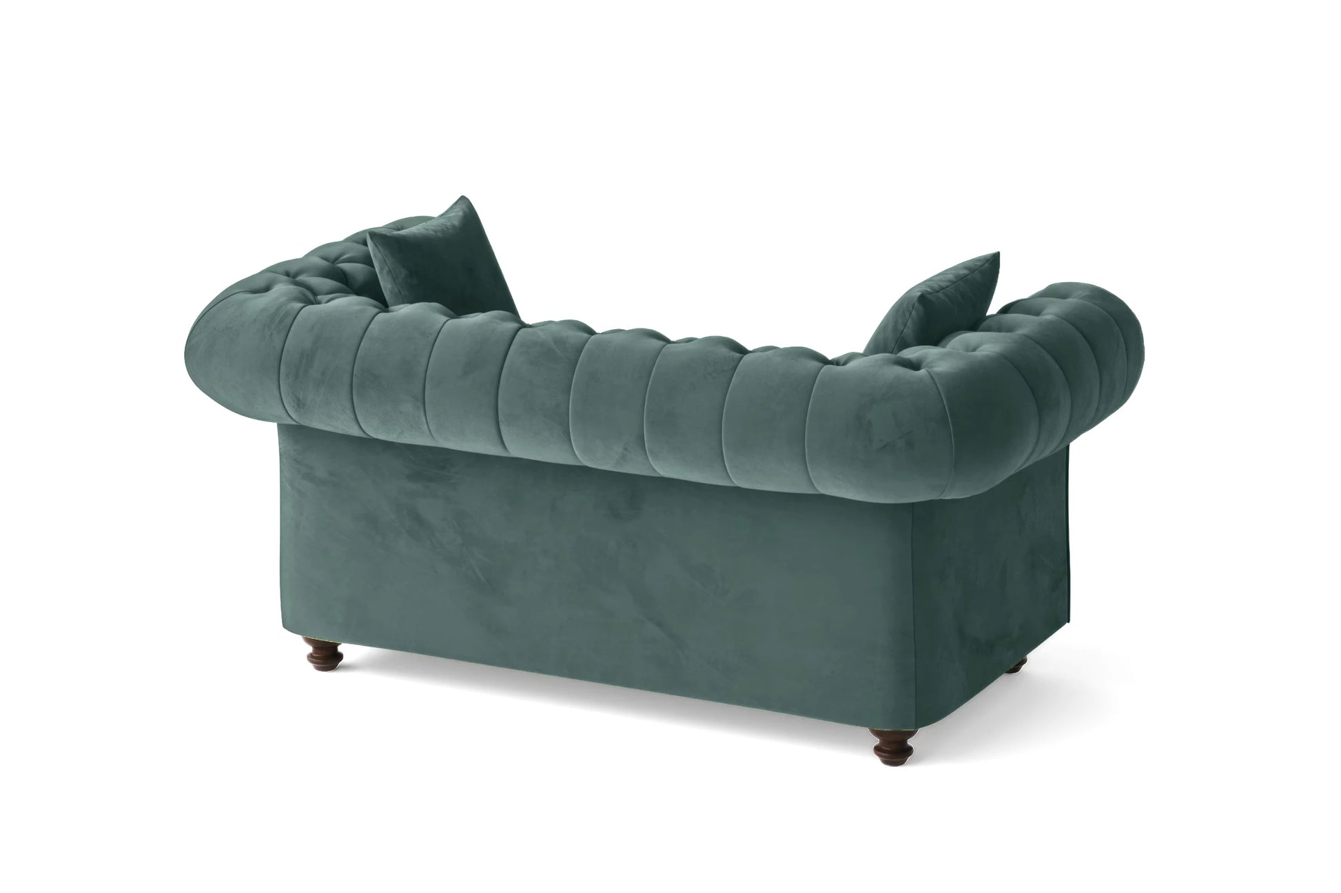 Pesaro 2 Seater Sofa Teal Velvet