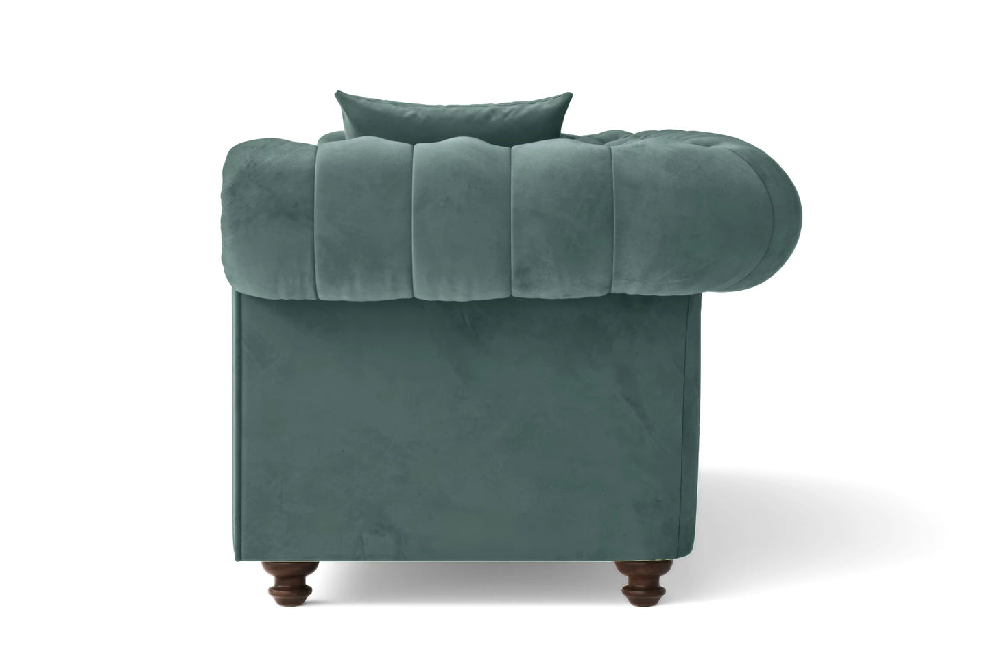 Pesaro 2 Seater Sofa Teal Velvet