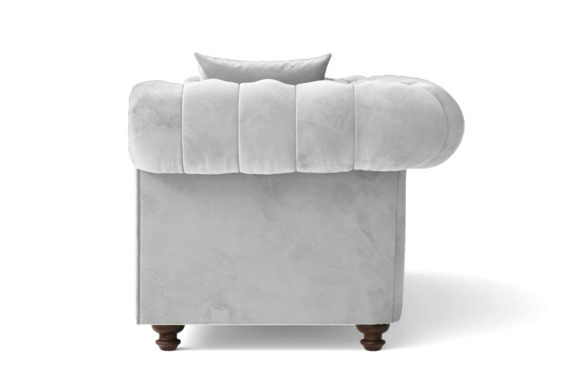 Pesaro 2 Seater Sofa White Velvet