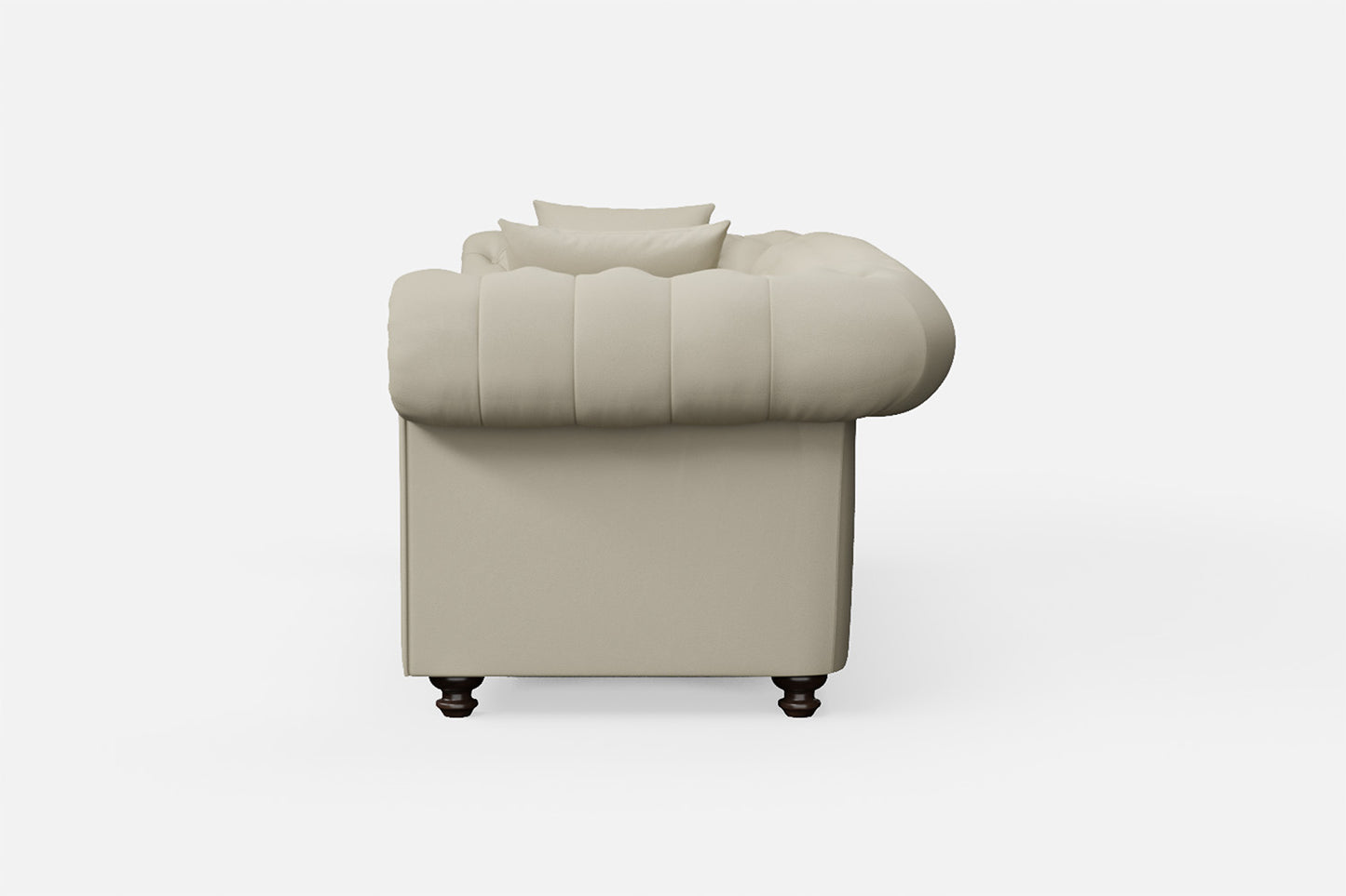 Pesaro 3 Seater Sofa Cream Leather