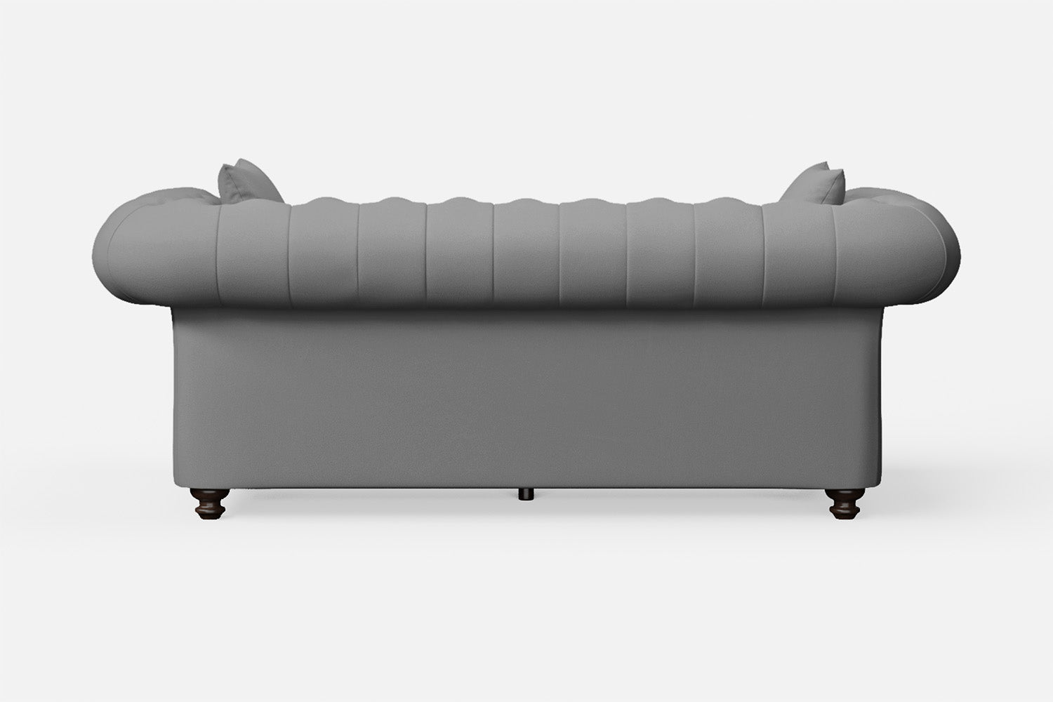 Pesaro 3 Seater Sofa Grey Leather