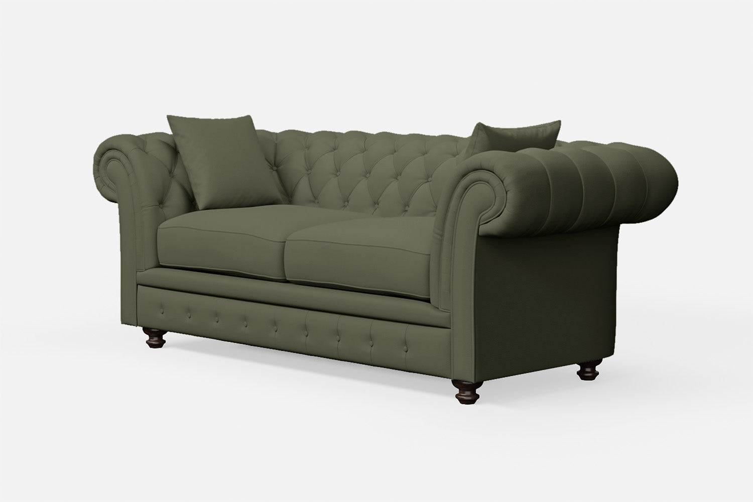 Pesaro 3 Seater Sofa Sage Leather