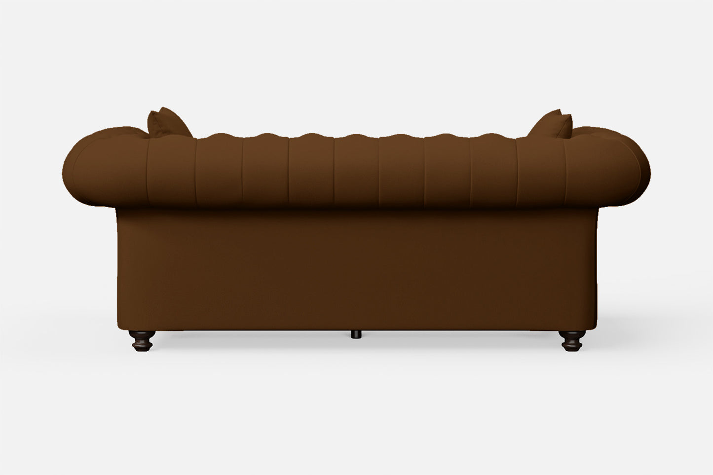 Pesaro 3 Seater Sofa Walnut Brown Leather