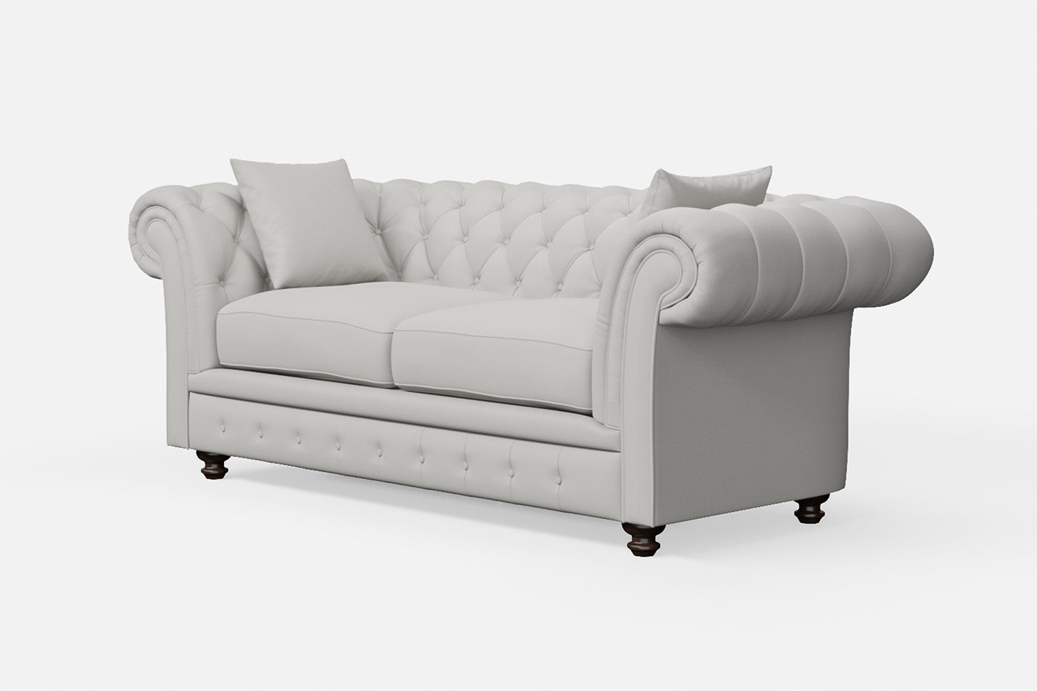 Pesaro 3 Seater Sofa White Leather