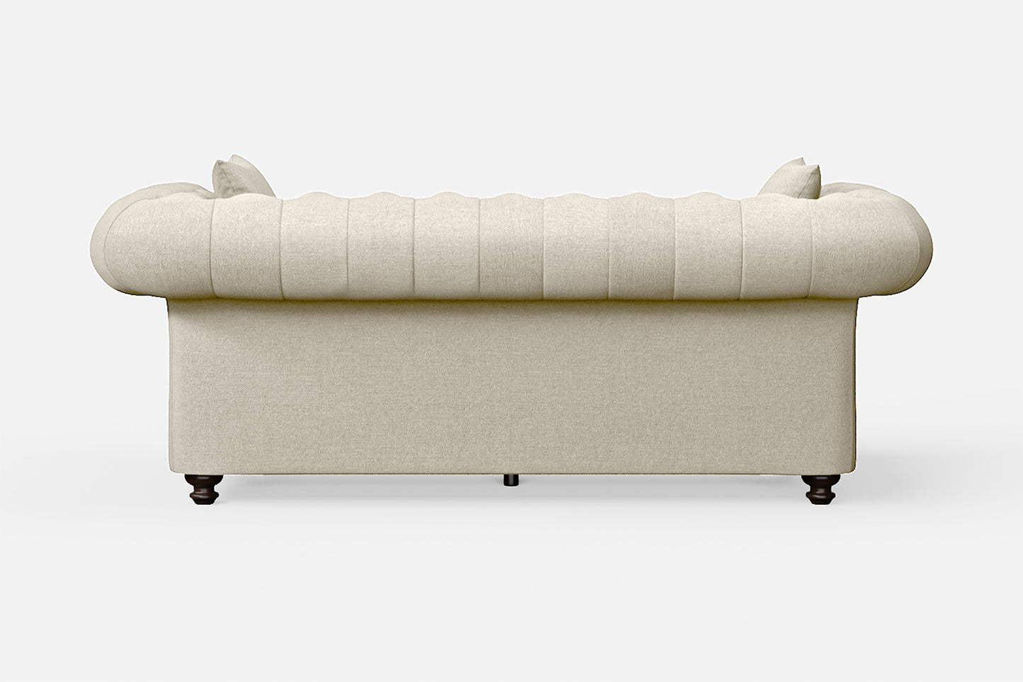 Pesaro 3 Seater Sofa Cream Linen Fabric