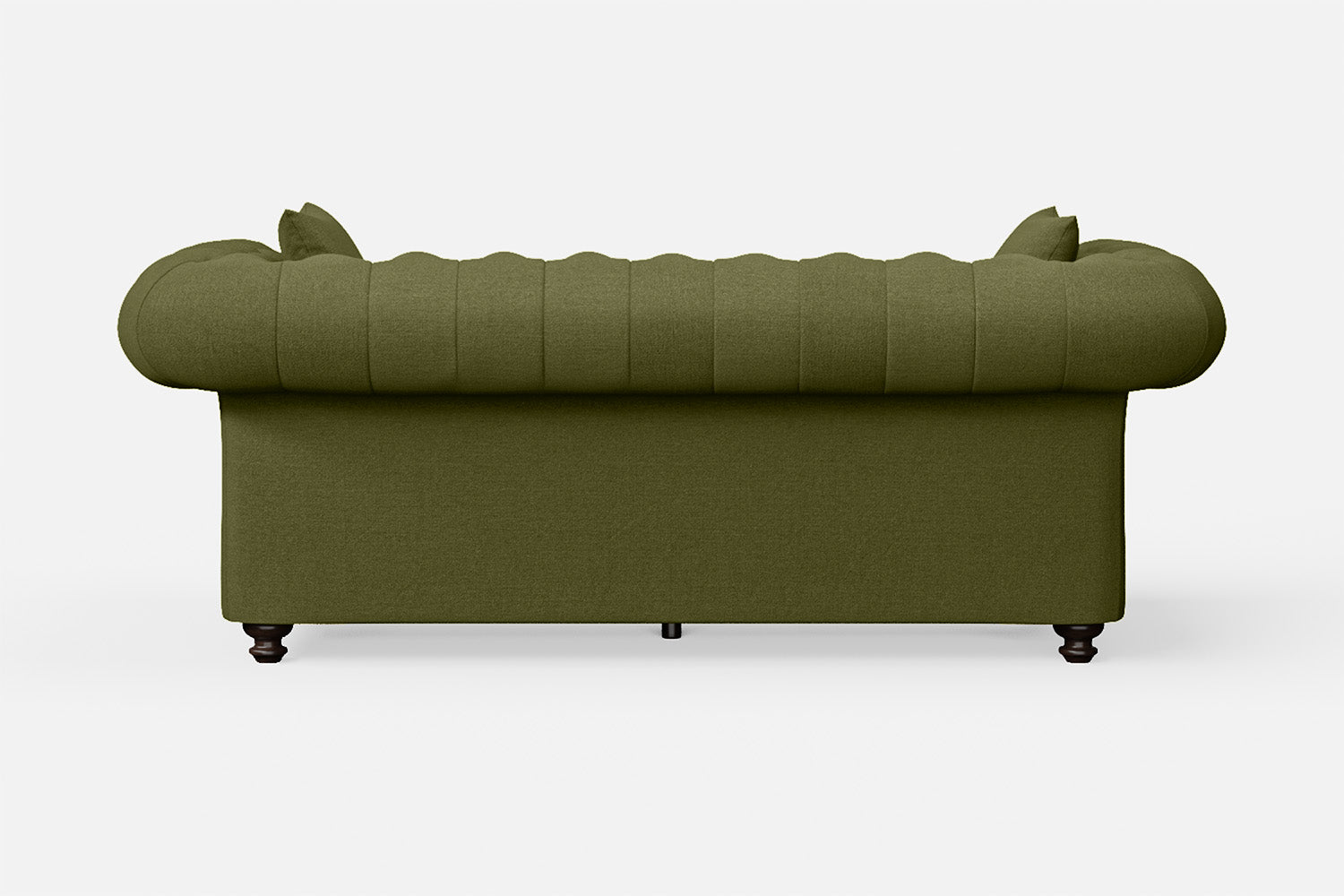 Pesaro 3 Seater Sofa Olive Linen Fabric