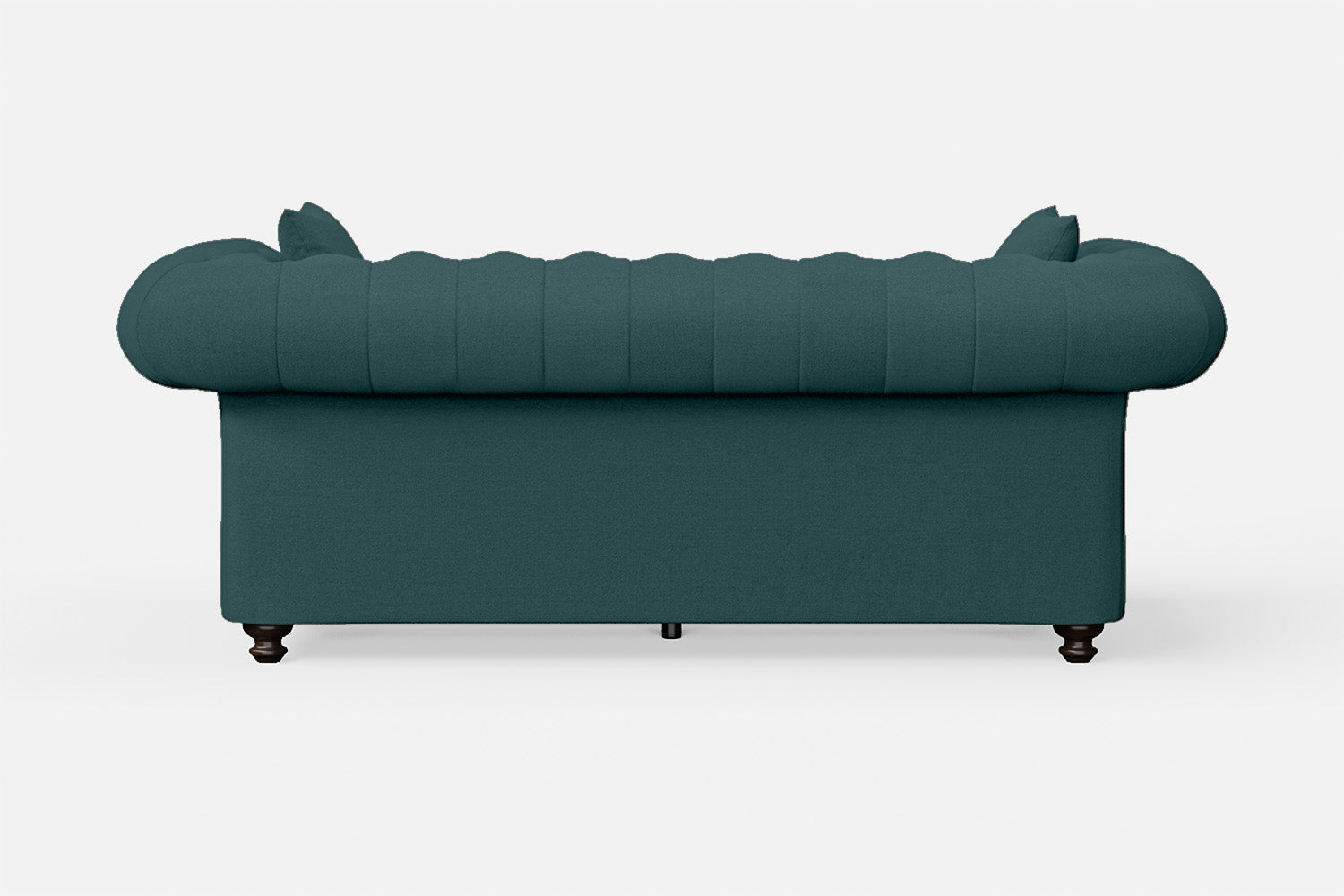 Pesaro 3 Seater Sofa Teal Linen Fabric