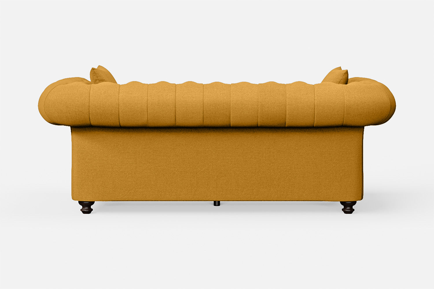 Pesaro 3 Seater Sofa Yellow Linen Fabric