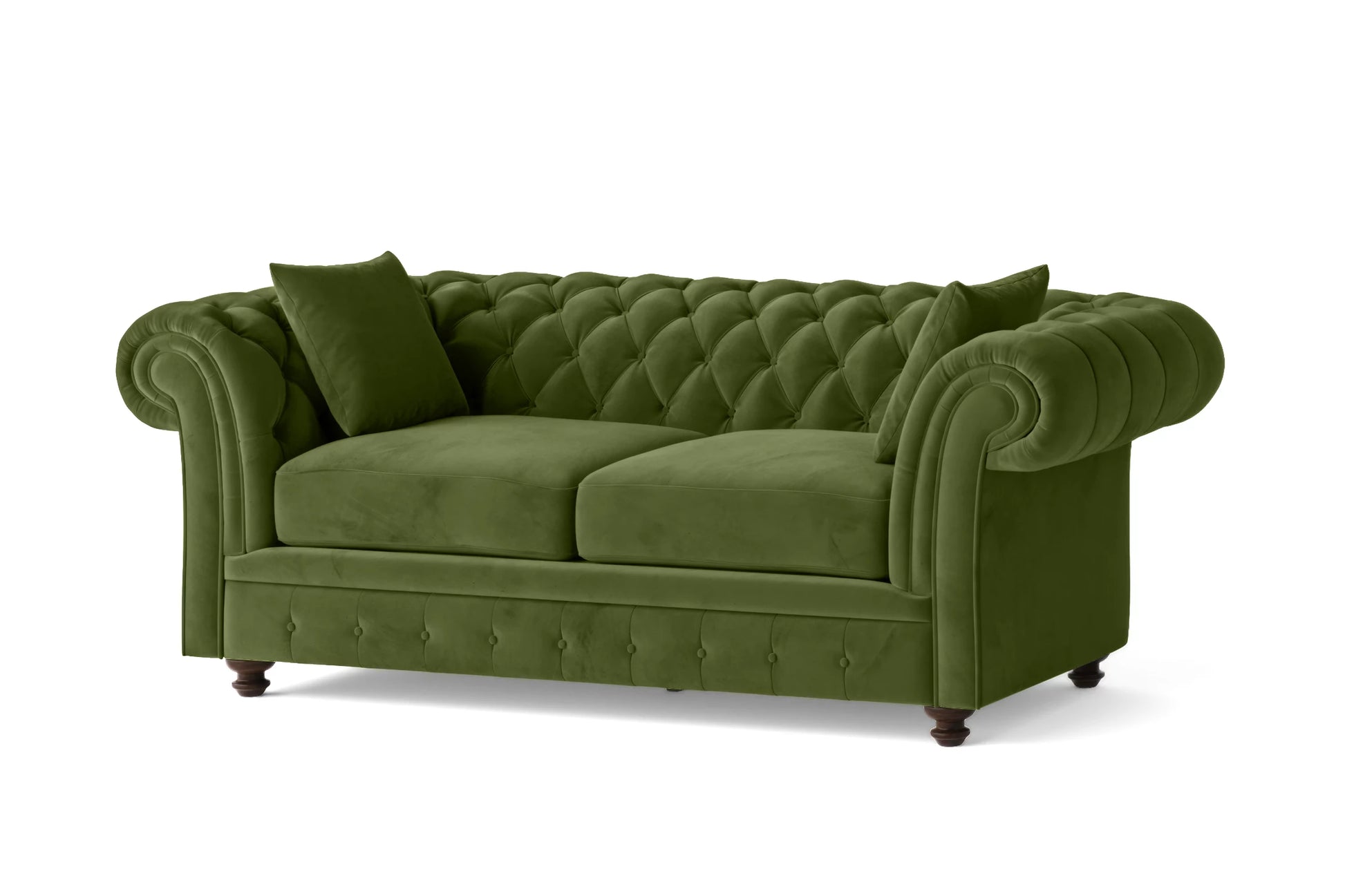 Pesaro 3 Seater Sofa Lime Velvet