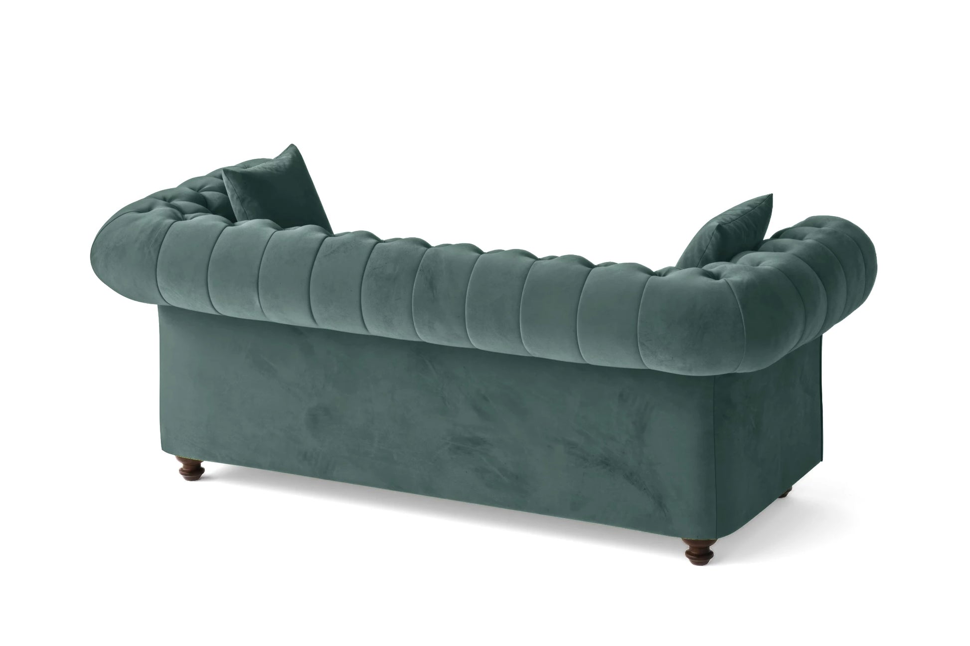 Pesaro 3 Seater Sofa Teal Velvet