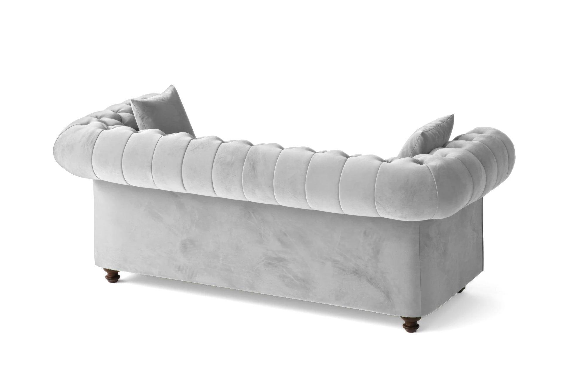 Pesaro 3 Seater Sofa White Velvet