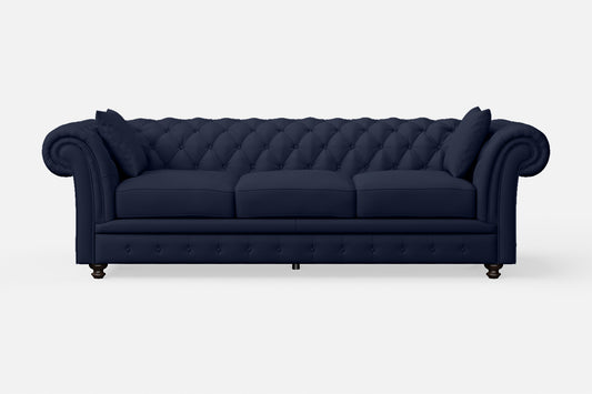 Pesaro 4 Seater Sofa Spruce Leather