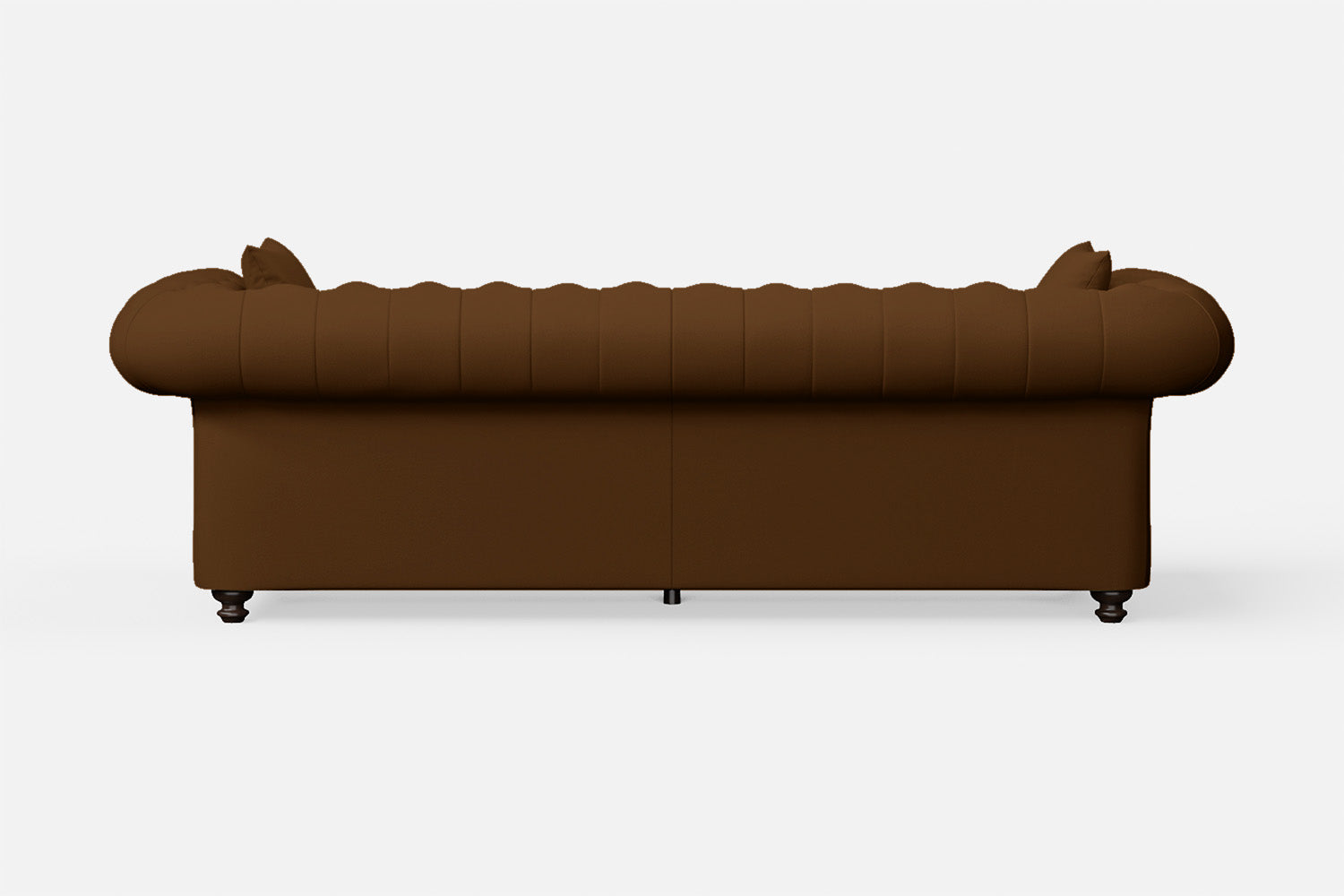 Pesaro 4 Seater Sofa Walnut Brown Leather