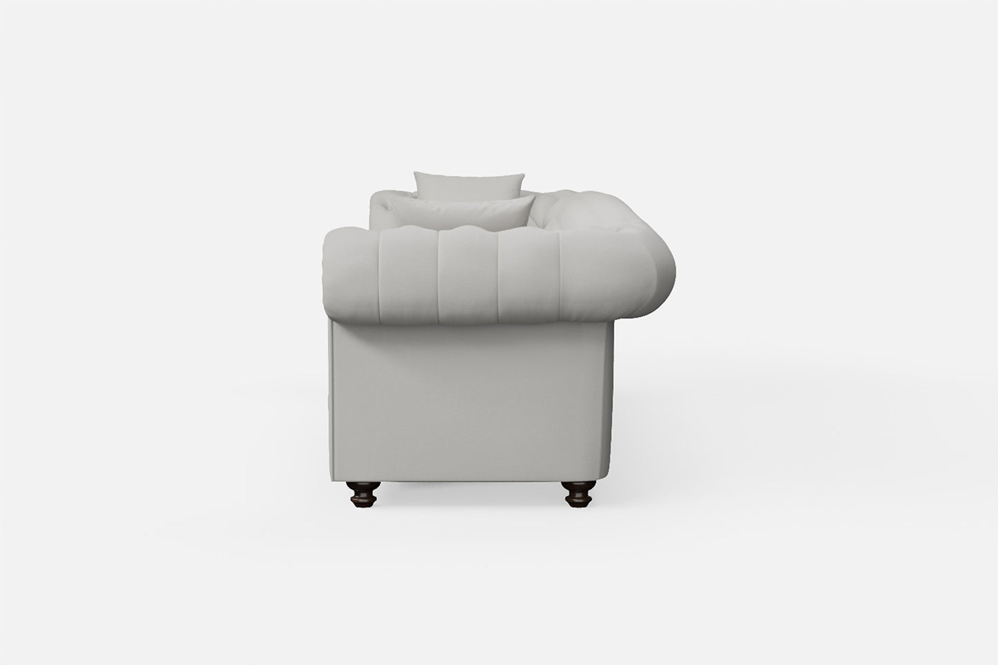 Pesaro 4 Seater Sofa White Leather