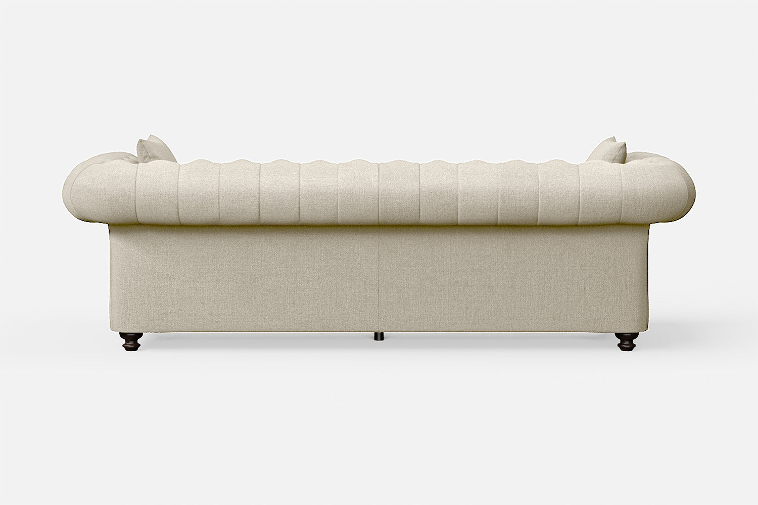 Pesaro 4 Seater Sofa Cream Linen Fabric