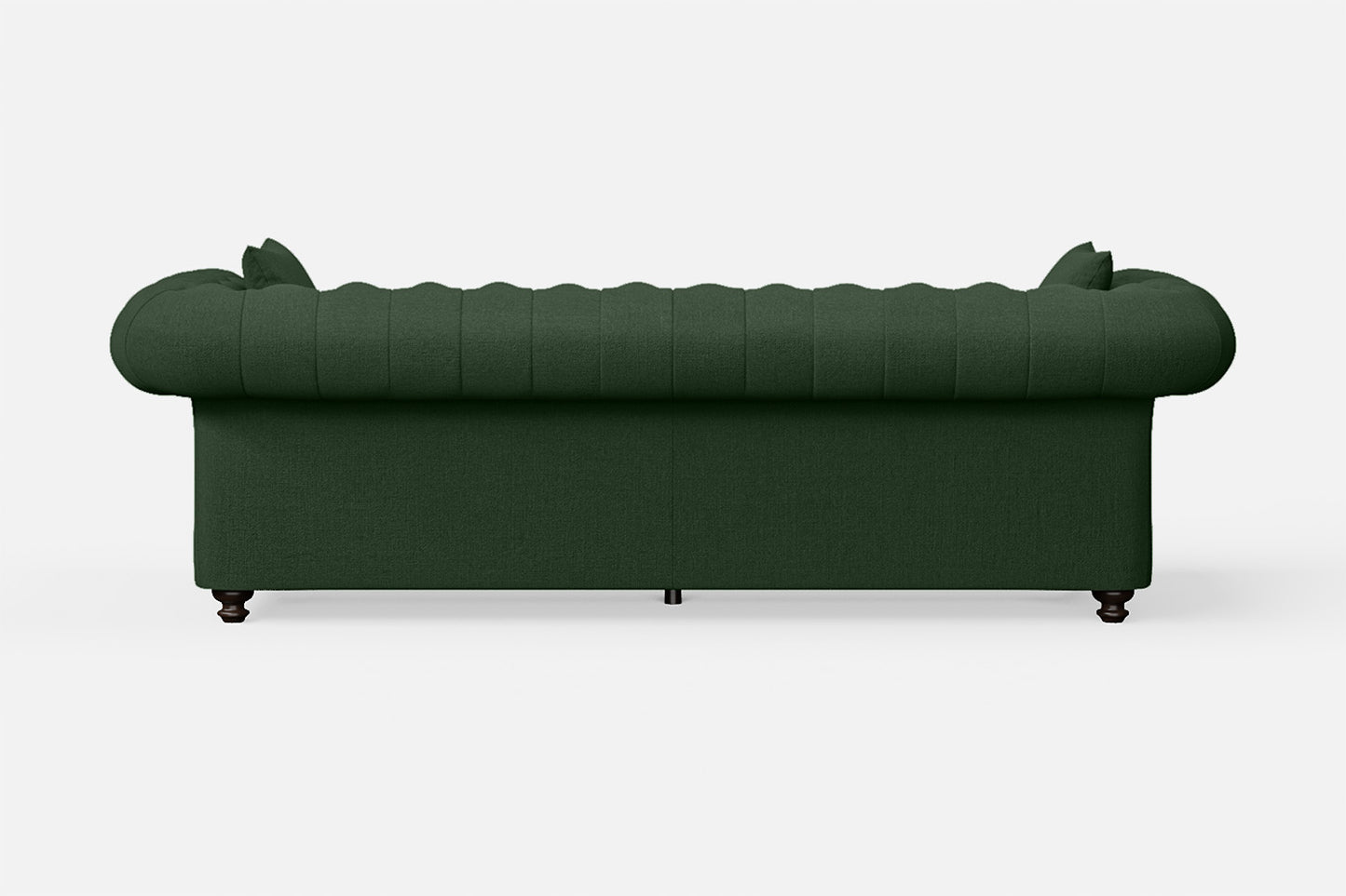 Pesaro 4 Seater Sofa Forest Green Linen Fabric