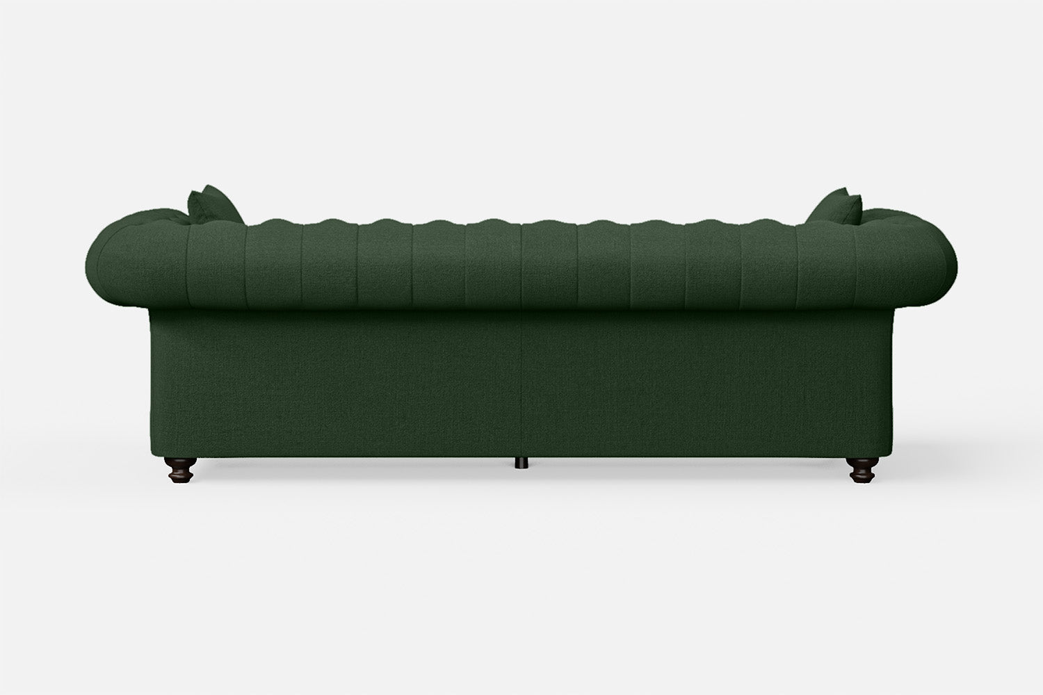 Pesaro 4 Seater Sofa Forest Green Linen Fabric