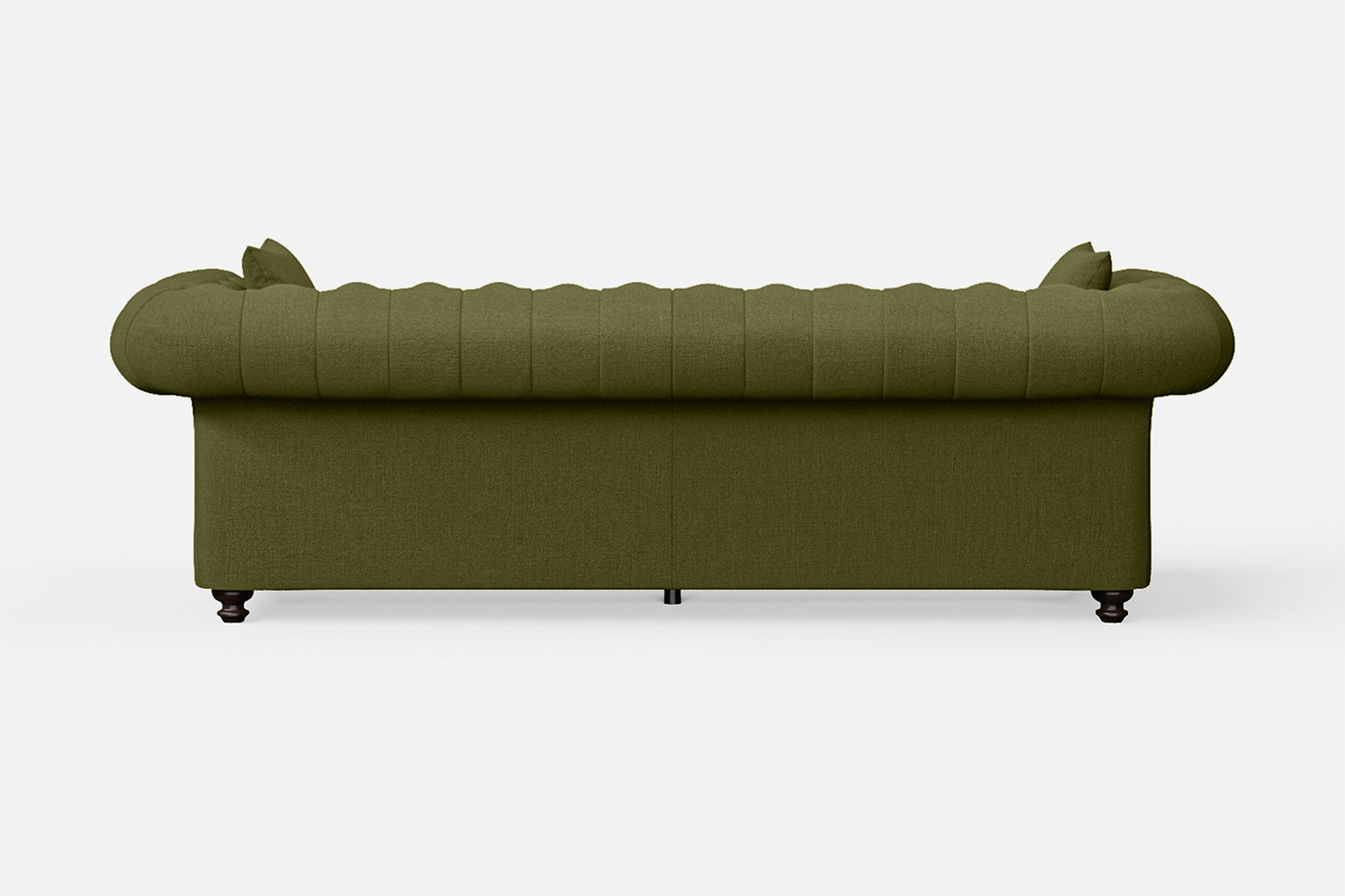 Pesaro 4 Seater Sofa Olive Linen Fabric