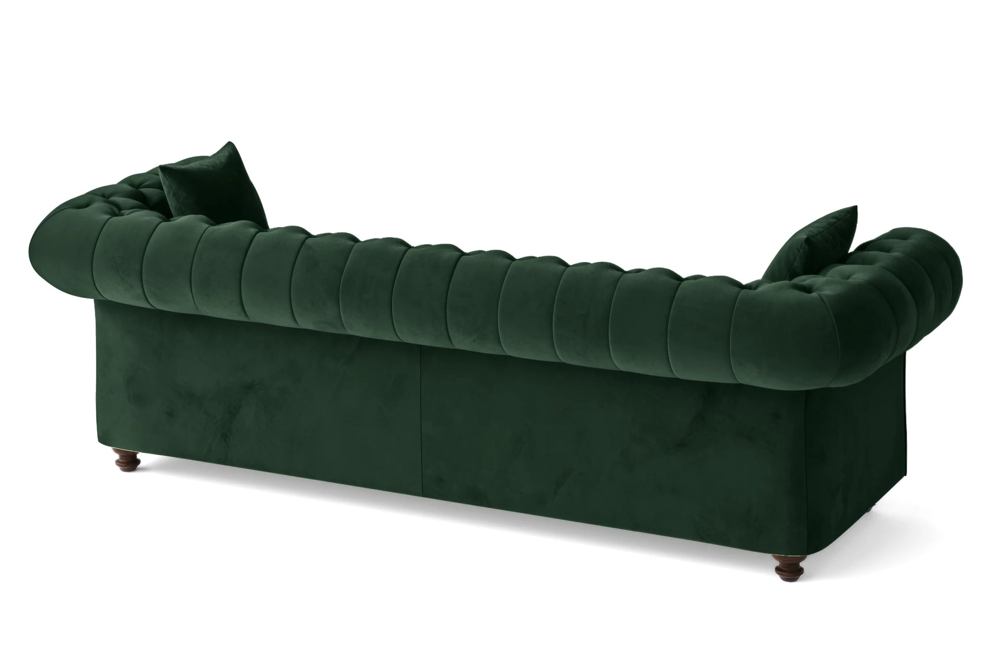 Pesaro 4 Seater Sofa Green Velvet