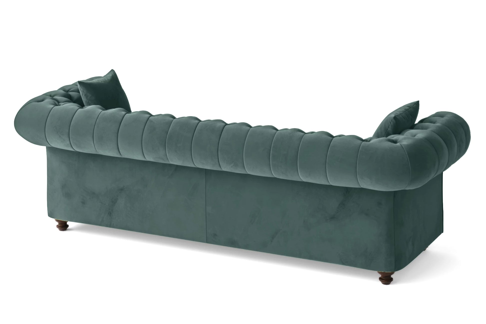 Pesaro 4 Seater Sofa Teal Velvet