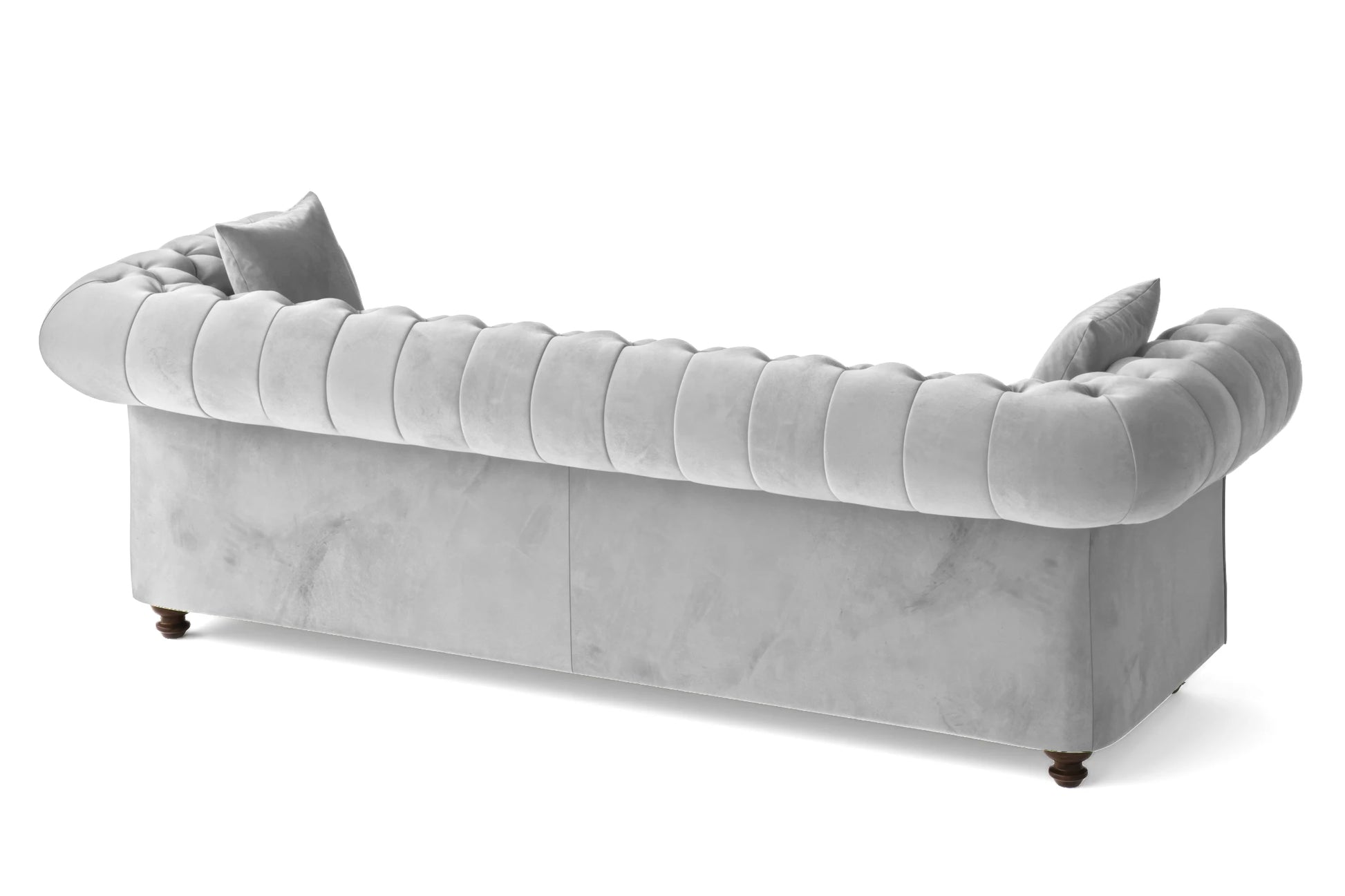 Pesaro 4 Seater Sofa White Velvet