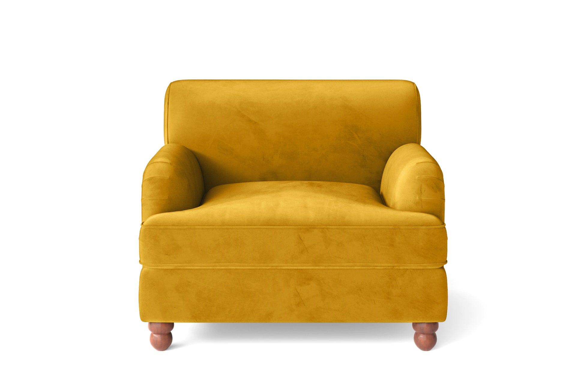 Pisa Armchair Yellow Velvet