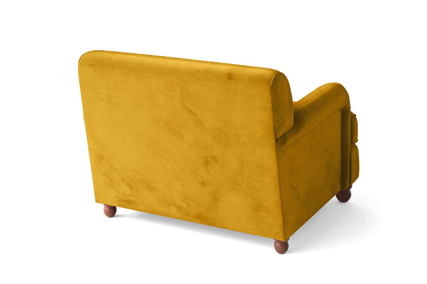 Pisa Armchair Yellow Velvet