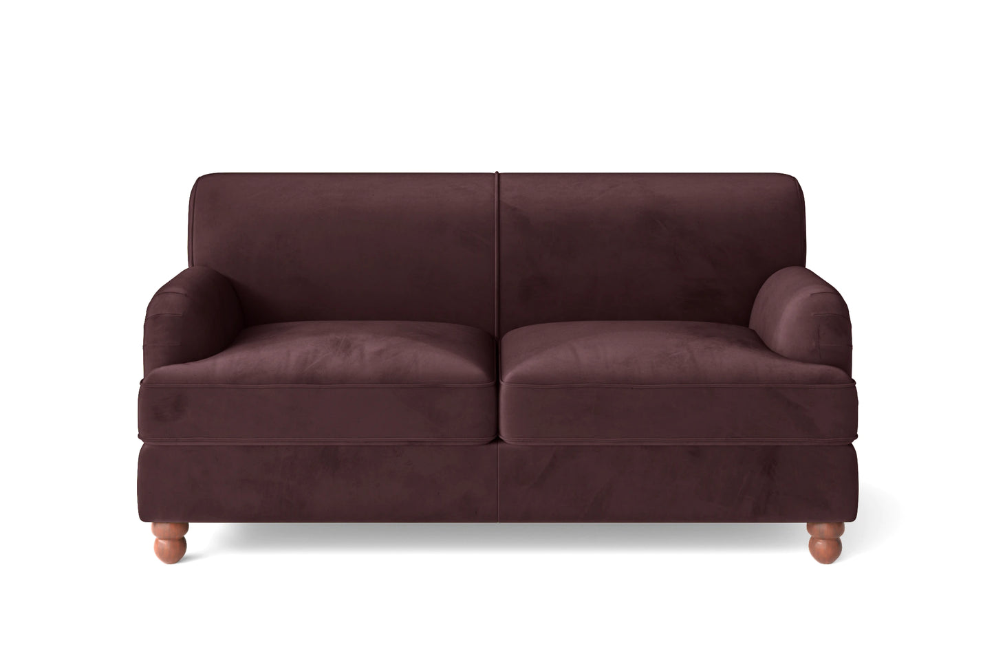 Pisa 2 Seater Sofa Grape Velvet