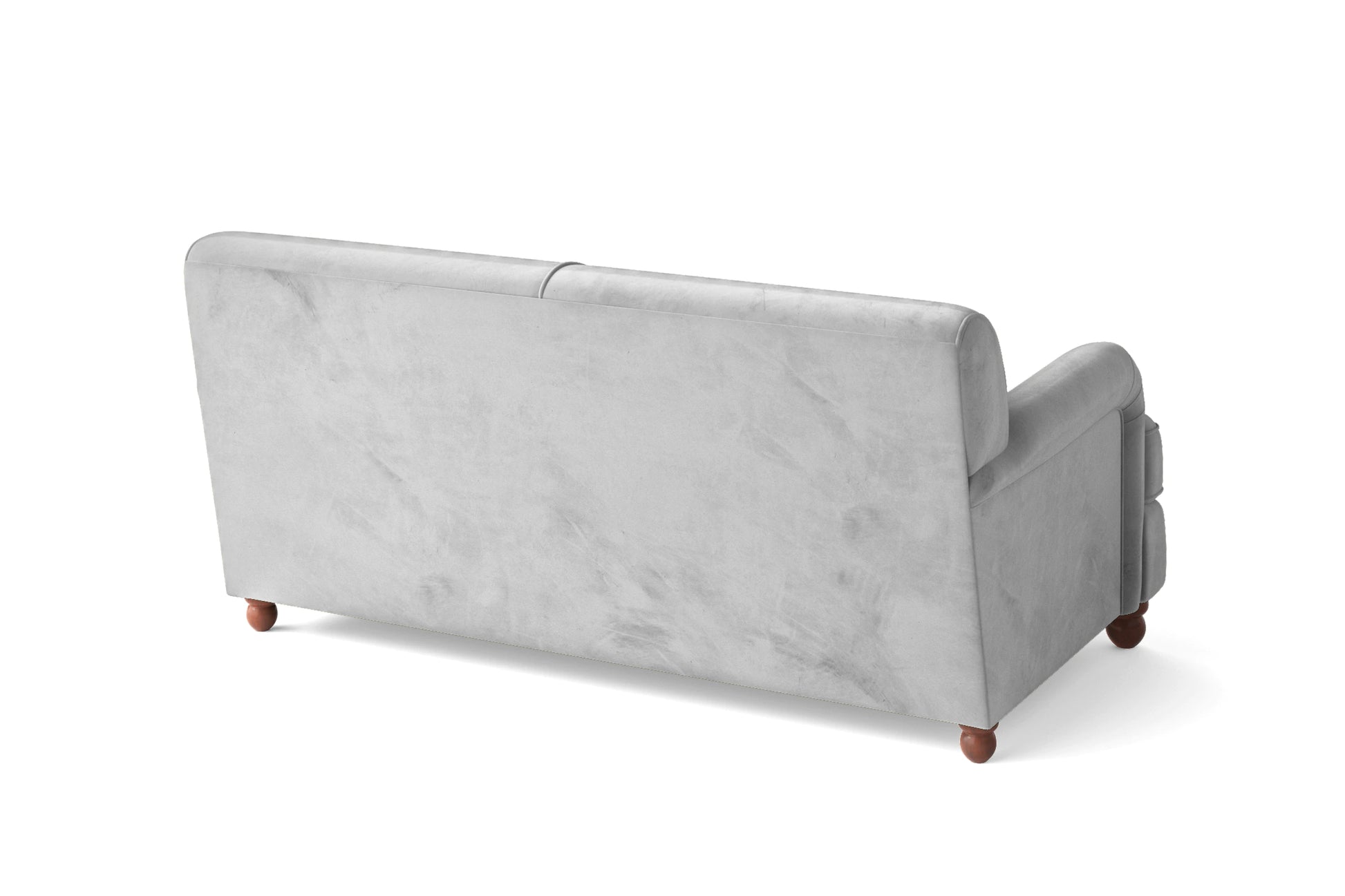 Pisa 2 Seater Sofa White Velvet