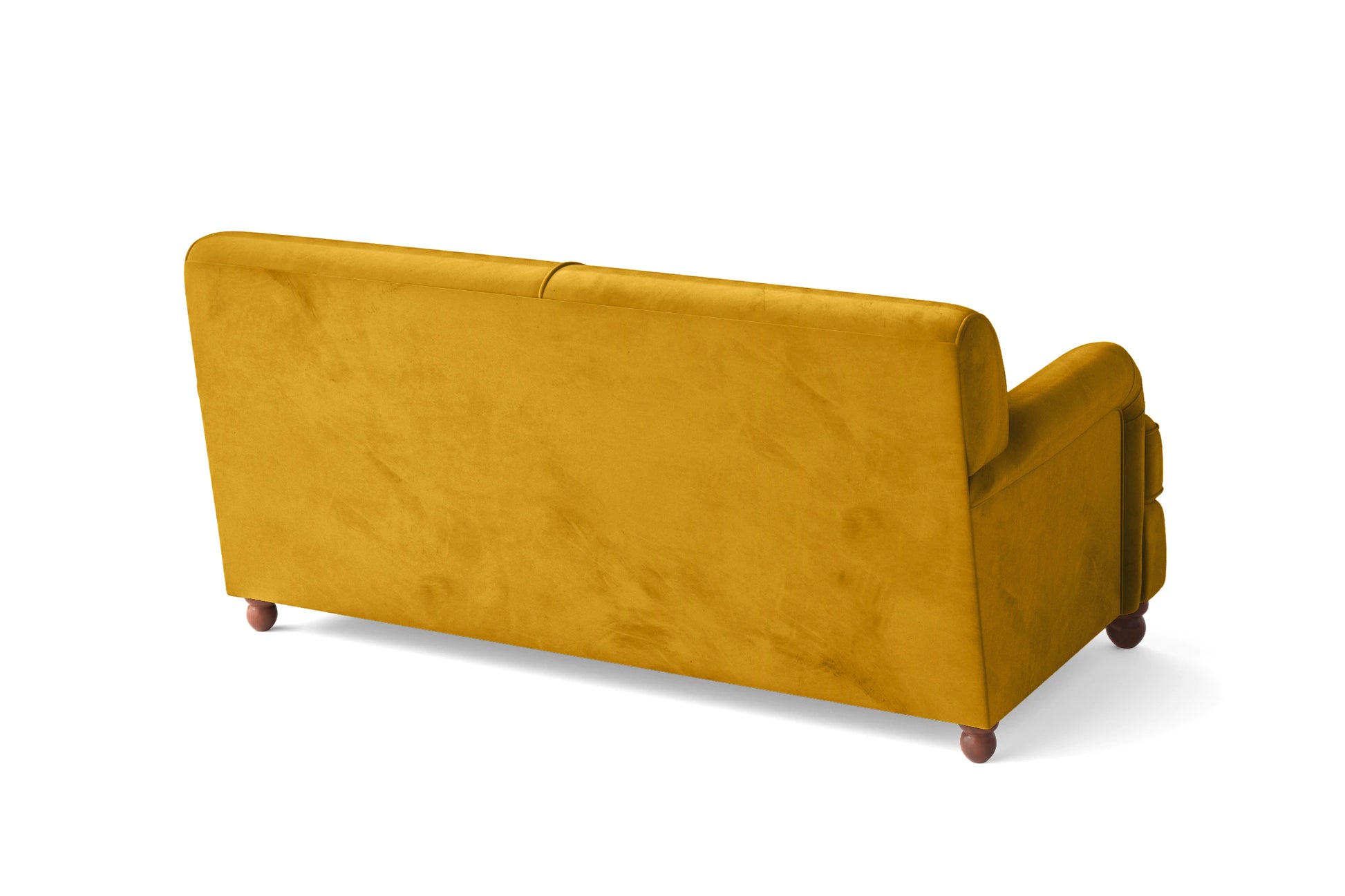 Pisa 2 Seater Sofa Yellow Velvet