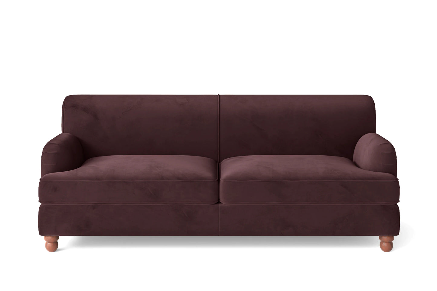 Pisa 3 Seater Sofa Grape Velvet