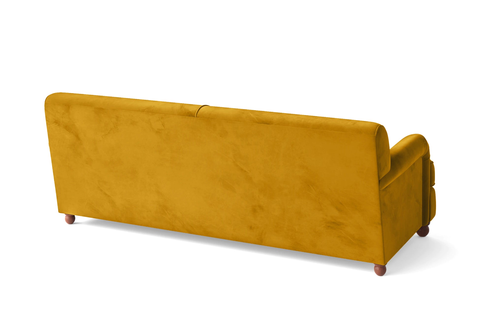 Pisa 3 Seater Sofa Yellow Velvet