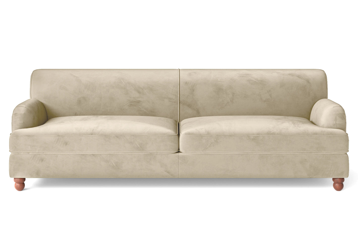 Pisa 4 Seater Sofa Cream Velvet