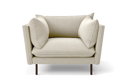 Pistoia Armchair Cream Linen Fabric