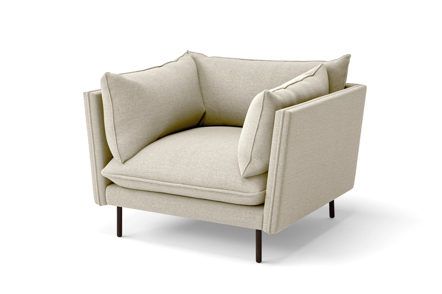 Pistoia Armchair Cream Linen Fabric