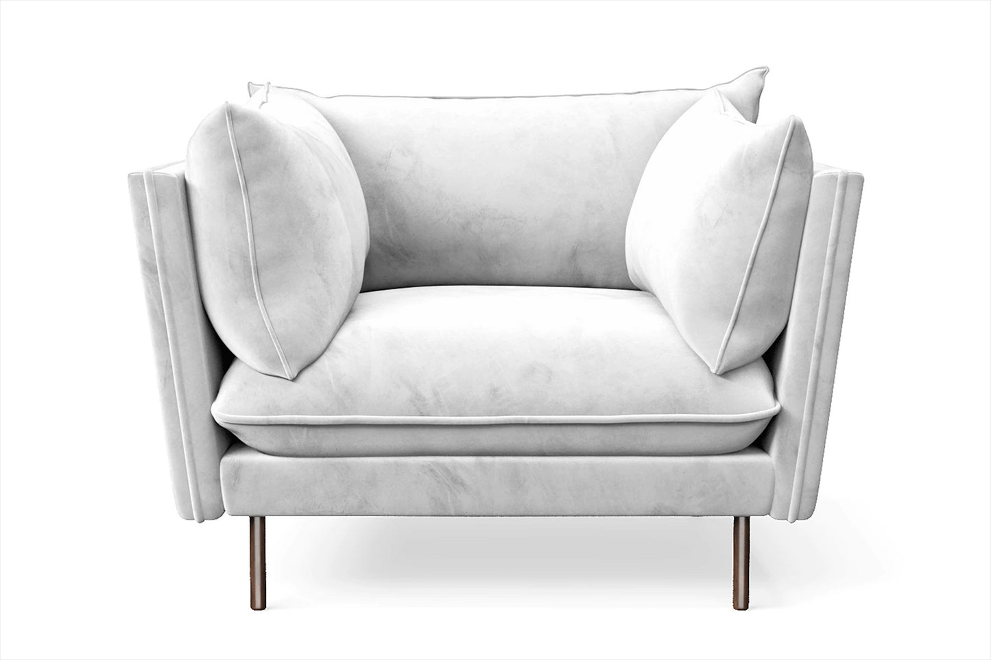 Pistoia Armchair White Velvet