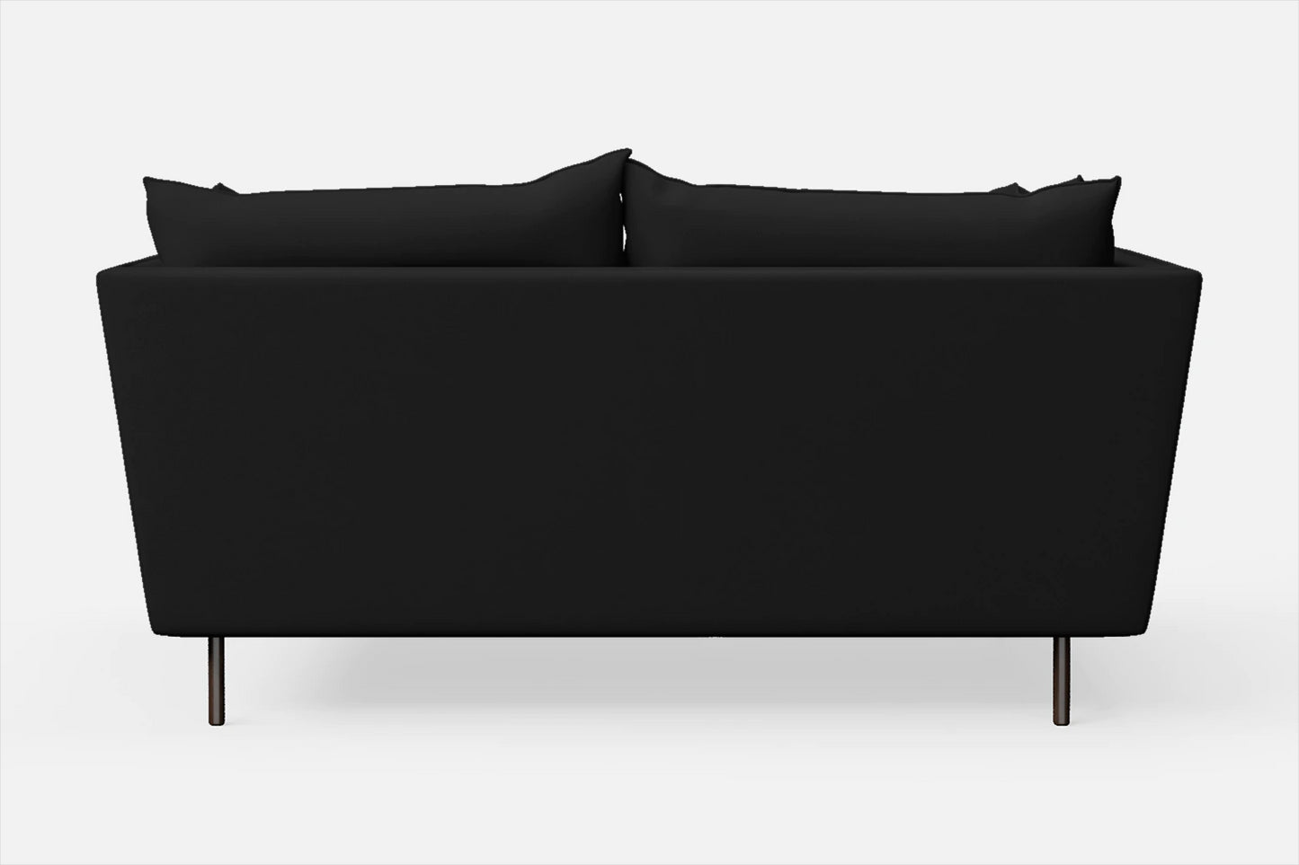 Pistoia 2 Seater Sofa Black Leather