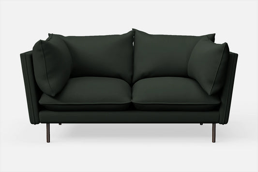 Pistoia 2 Seater Sofa Green Leather