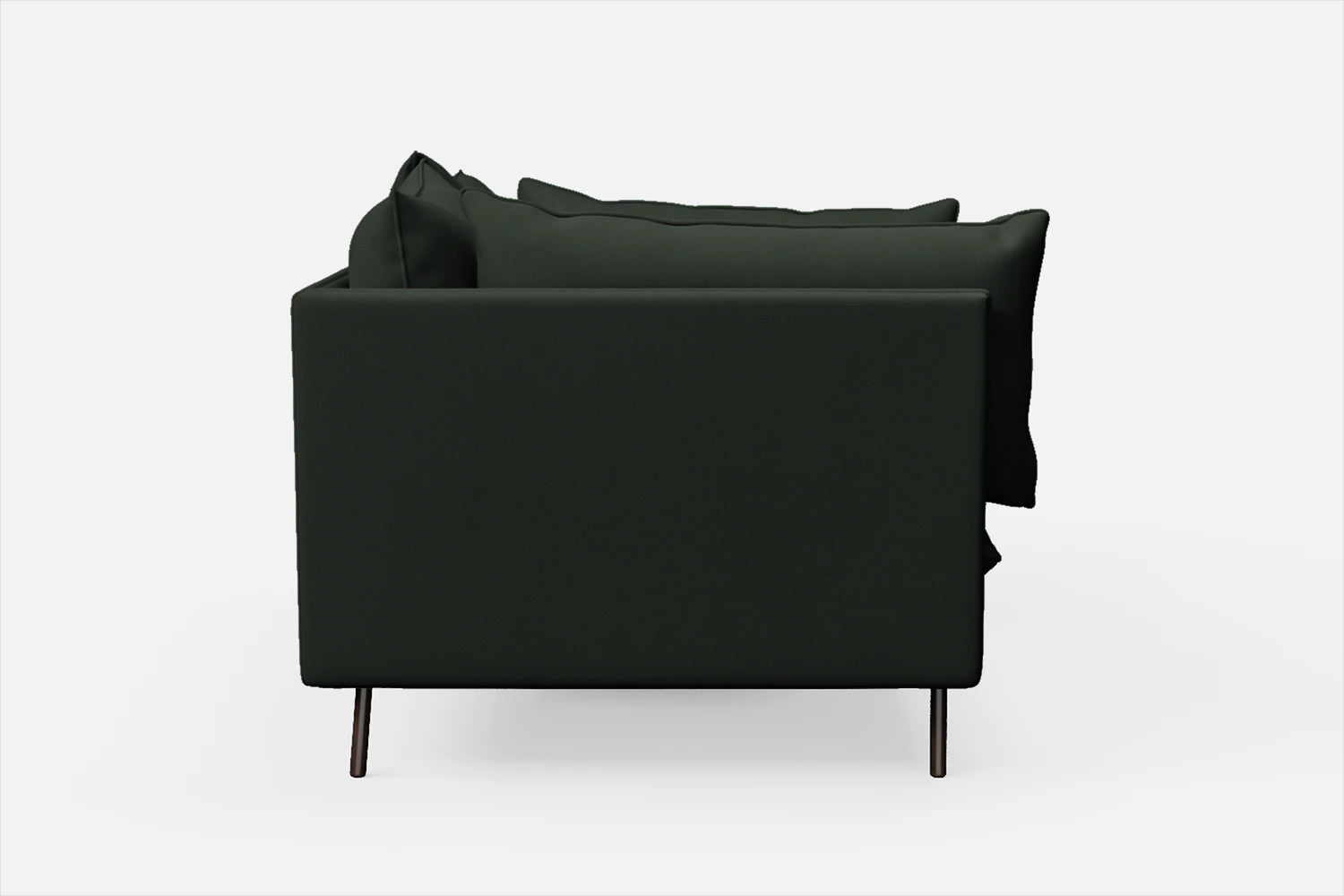 Pistoia 2 Seater Sofa Green Leather