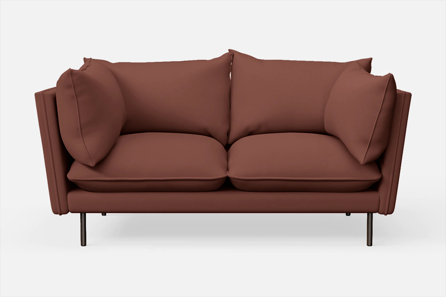 Pistoia 2 Seater Sofa Mauve Leather