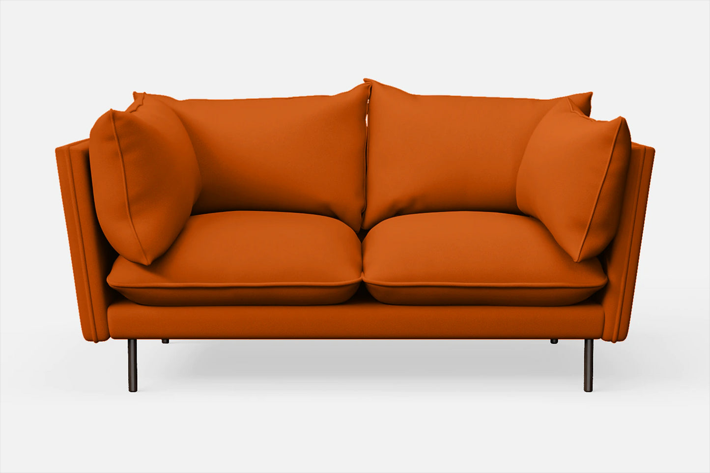 Pistoia 2 Seater Sofa Orange Leather