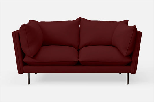 Pistoia 2 Seater Sofa Red Leather