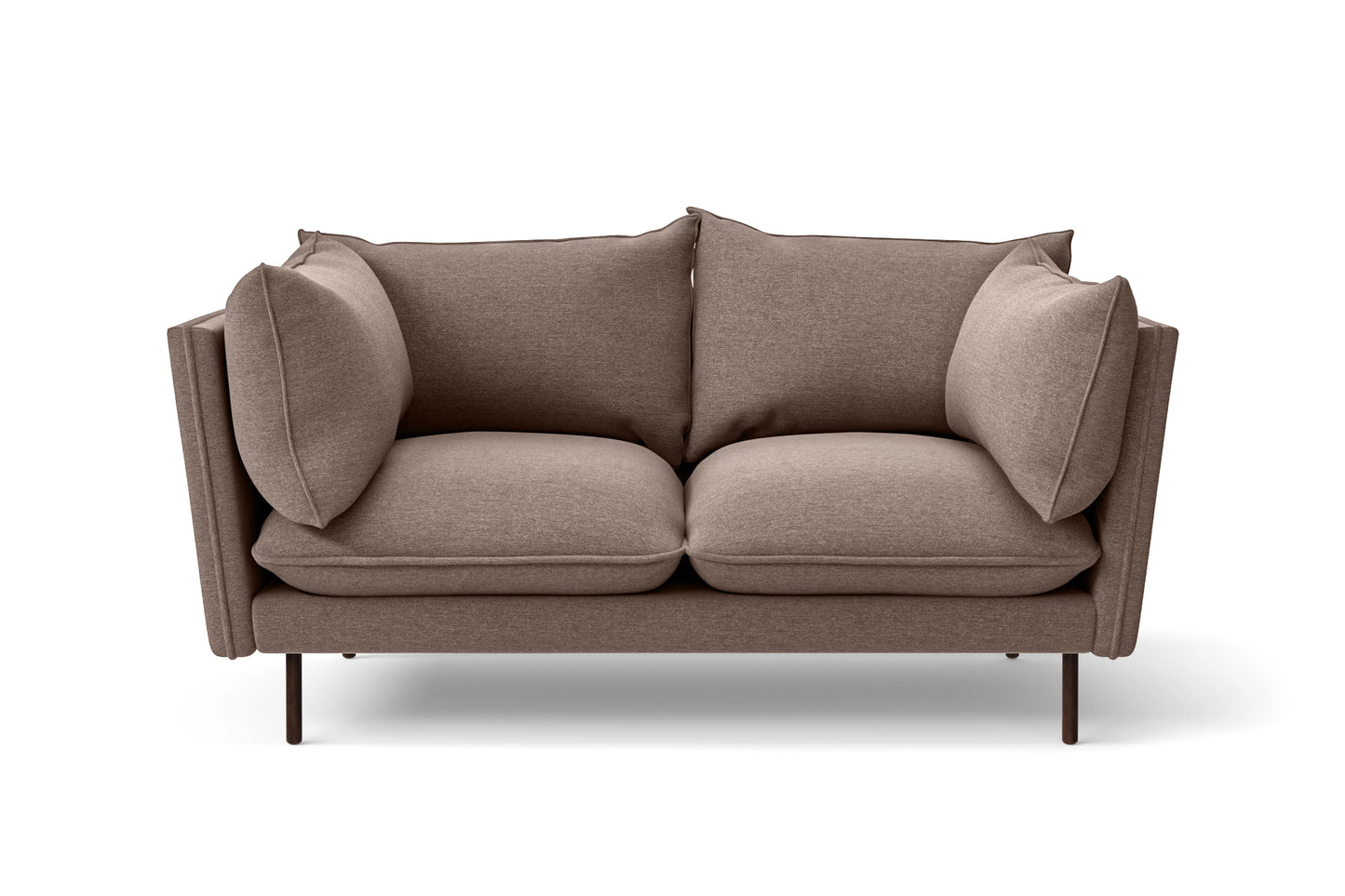 Pistoia 2 Seater Sofa Caramel Linen Fabric