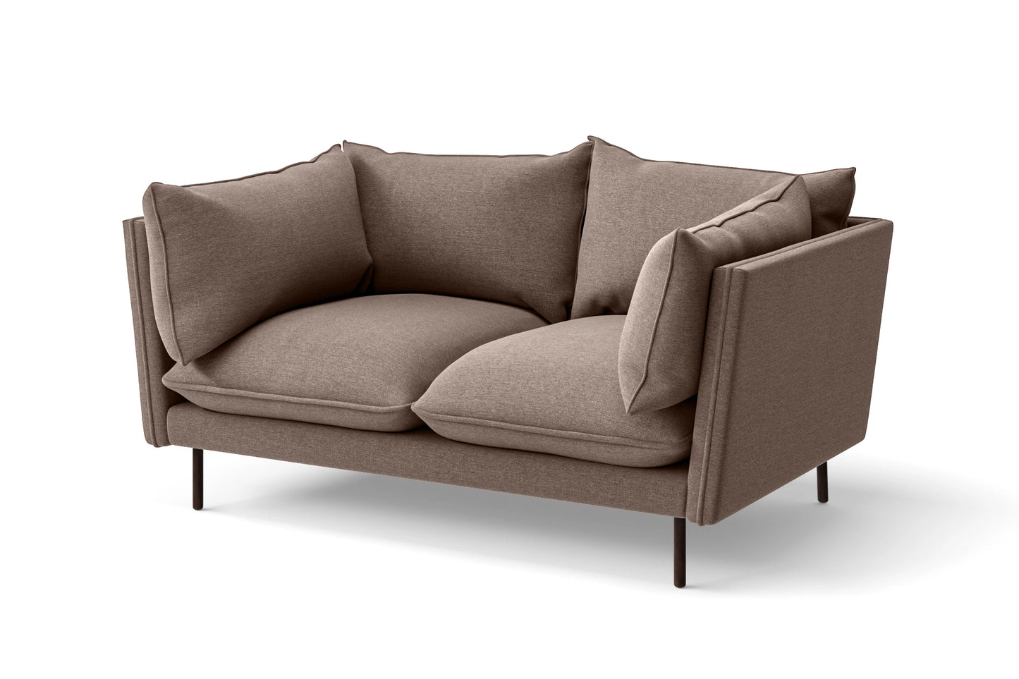 Pistoia 2 Seater Sofa Caramel Linen Fabric