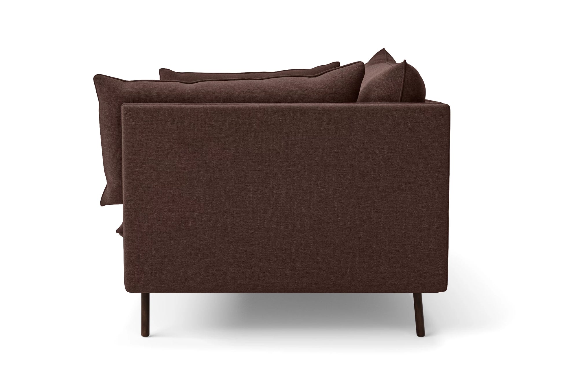 Pistoia 2 Seater Sofa Coffee Brown Linen Fabric