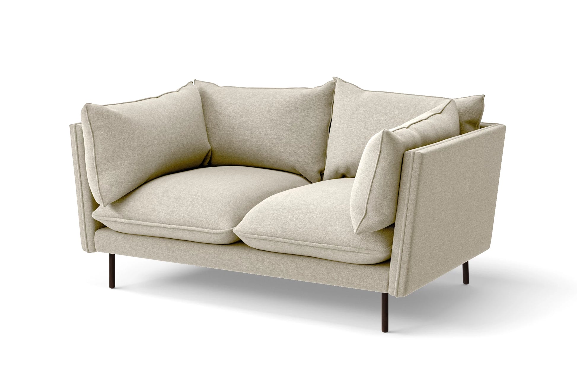 Pistoia 2 Seater Sofa Cream Linen Fabric